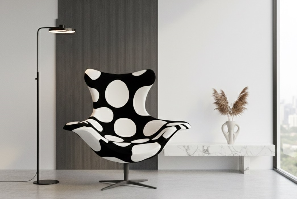 Designerski FOTEL OBROTOWY U25 BUBBL